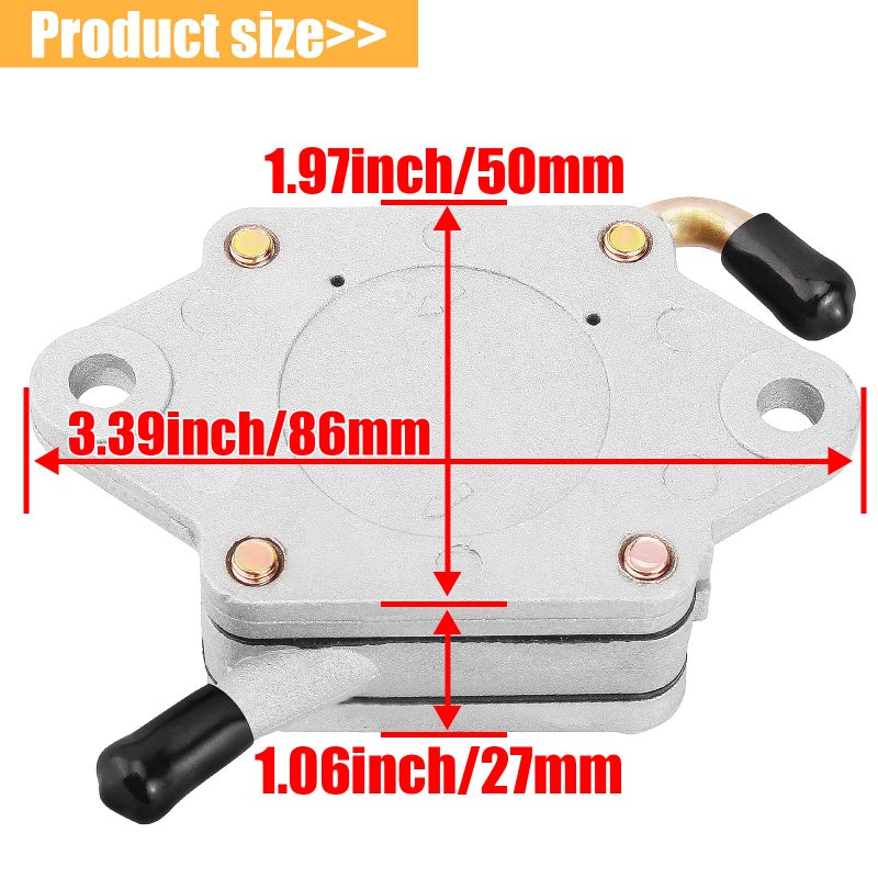 QAZAKY مضخة وقود عربة جولف قازاكي متوافقة مع كلوب كار DS بريسي dent 290FE 350FE محرك كاواساكي FE290 FE350 1014523 1014524 S 5136 FP002 ياماها G8 G11 G14 G16 G20 G22 JN6-F4410-00 JF2-24410-20 مضخة غاز - Image 3
